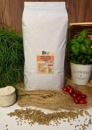 Ekologiczna mąka żytnia razowa [żyto krzyca] - 5kg