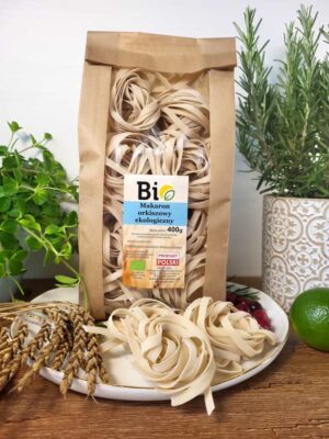 Ekologiczny makaron orkiszowy - tagliatelle - 400g