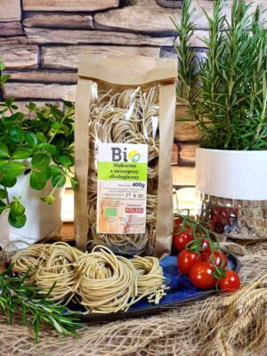Ekologiczny makaron z samopszy - spaghetti - 400g