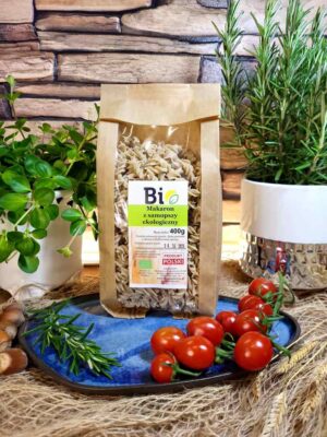 Ekologiczny makaron z samopszy świderki - 400g
