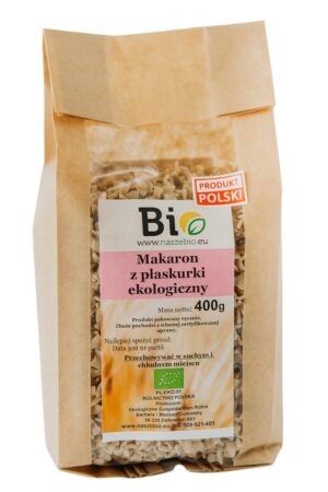 Ekologiczny makaron z płaskurki - wiatraczki - 400g