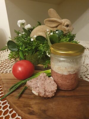 Domowa kiełbasianka ( kozina 80%  + wieprzowina 20% ) - 625g Brutto