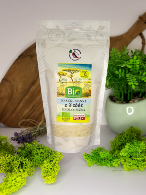 Kaszka manna z 3 zbóż ekologiczna - 300g