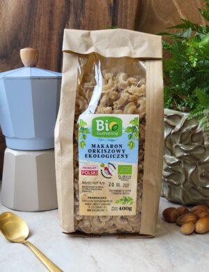 Ekologiczny makaron orkiszowy - rurka z falbanką - 400g